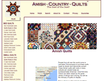 Tablet Screenshot of amishcountrylanes.com